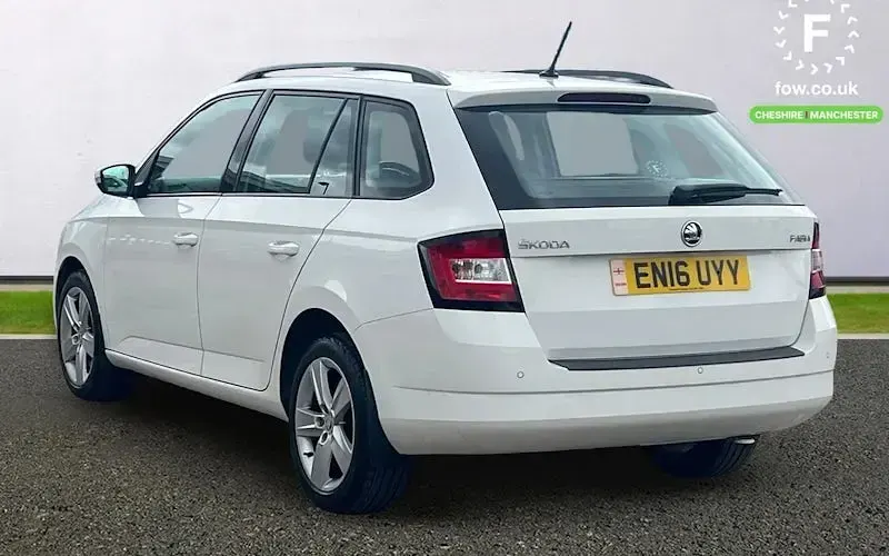 Used Skoda Fabia SE L 110 HP (80 kW) 2016 White Estate