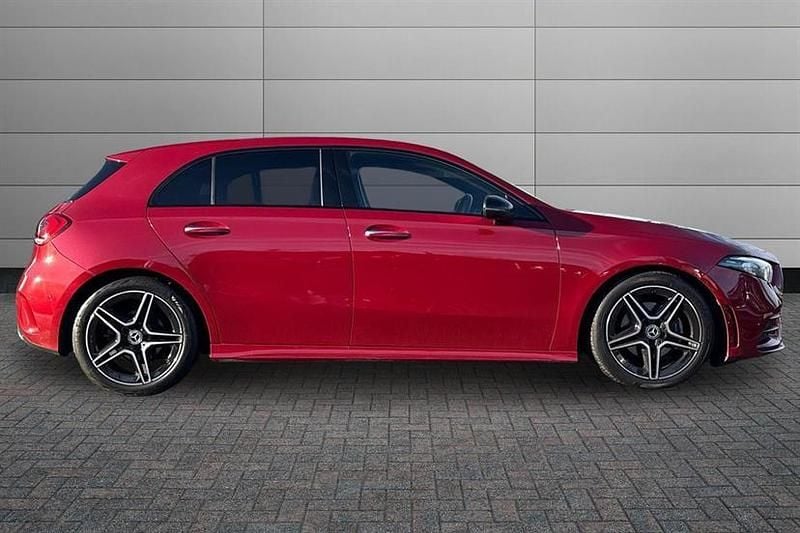 Used Mercedes A180 AMG Line Premium 136 HP (100 kW) 2022 Patagonia red Hatchback