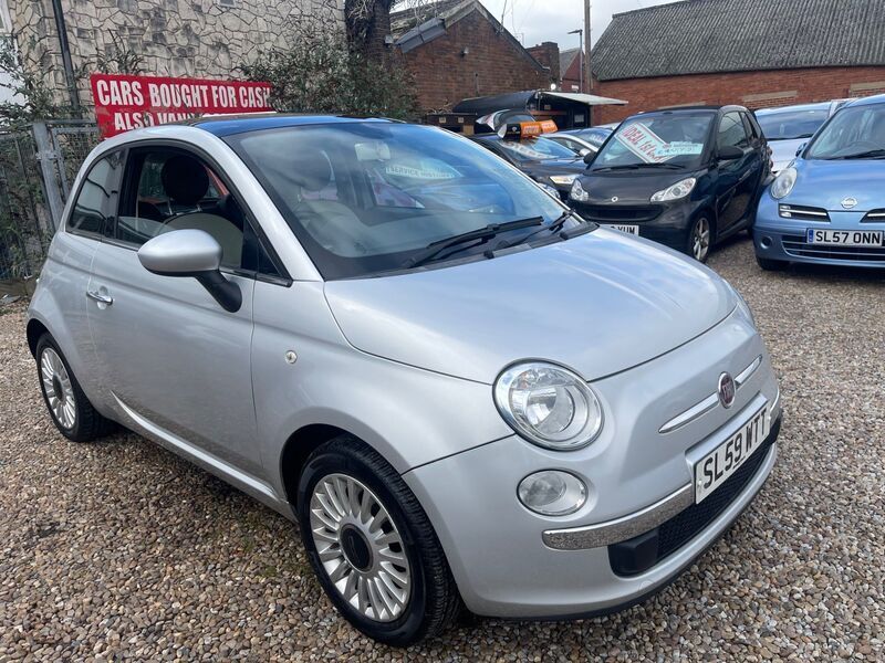 Used Fiat 500 Lounge 69 HP (50 kW) 2008 Silver Hatchback