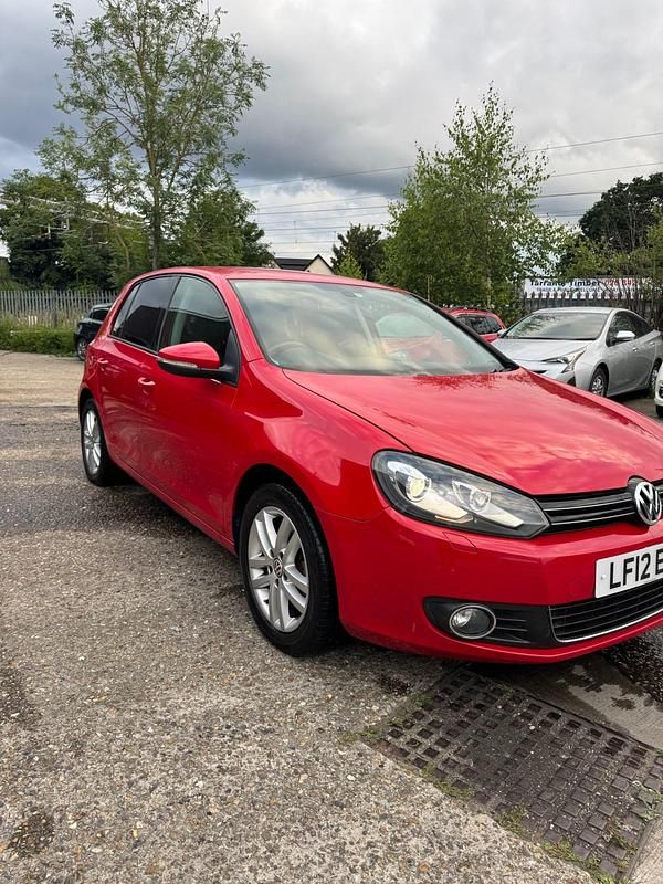 Used VW Golf VII 2012 Red Hatchback