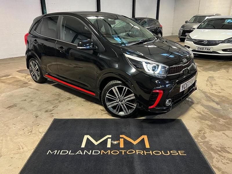 Black Used 2017 Kia Picanto GT-Line Hatchback | £6,000 (Fair price) - Image 1/3