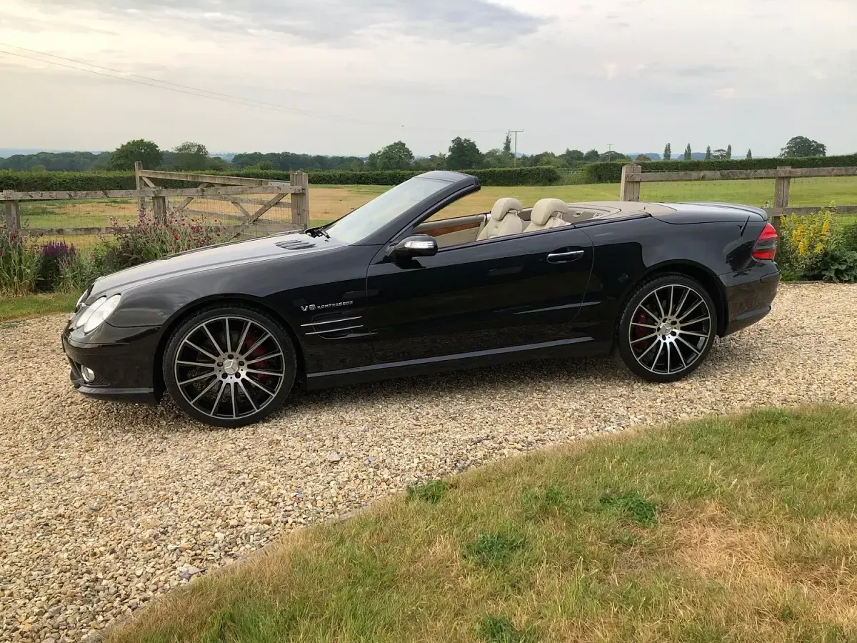Used Mercedes SL55 AMG AMG 2007 Black Cabriolet