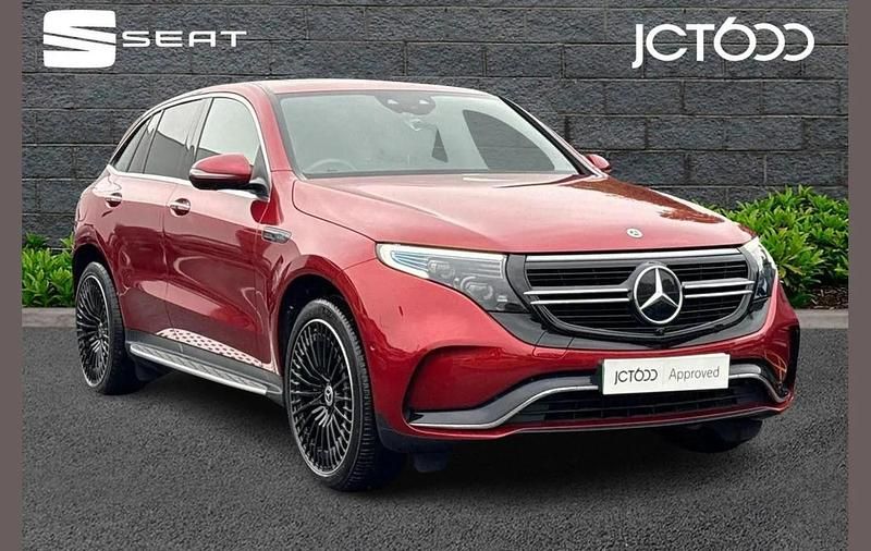 Used Mercedes EQC400 AMG Line Premium Plus 300 kW (408 HP) 2022 Red SUV