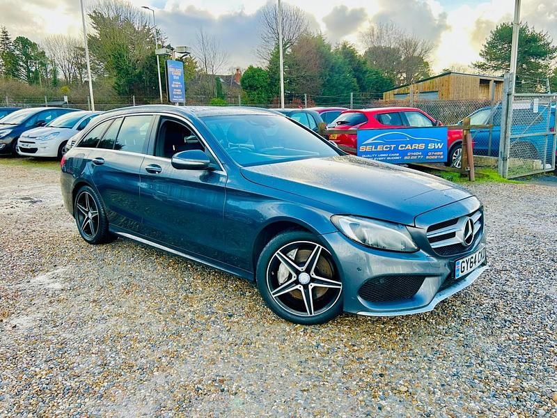 Grey Used 2014 Mercedes C250 AMG Line Premium Estate | £8,795 (Expensive) - Image 1/4