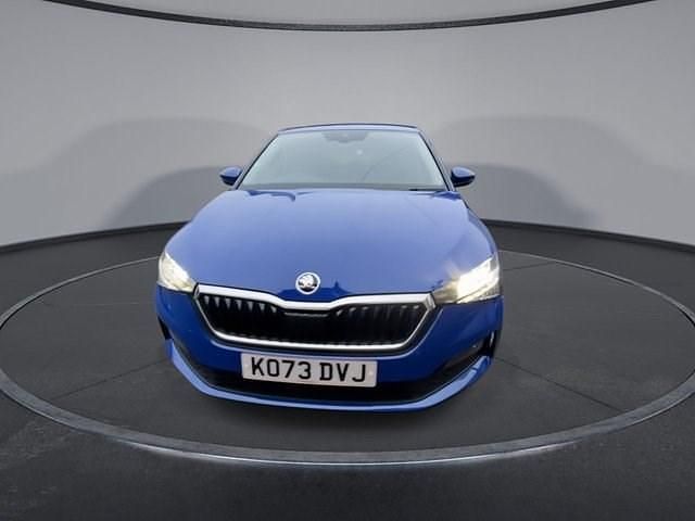 Used Skoda Scala SE Technology 95 HP (69 kW) 2023 Blue Hatchback
