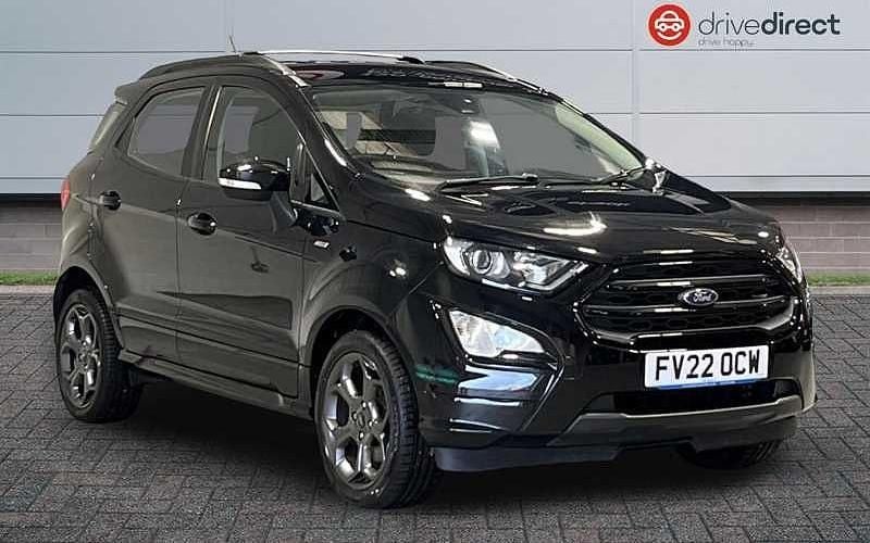 Black Used 2022 Ford Ecosport ST-Line SUV | £11,520 (Fair price) - Image 1/4