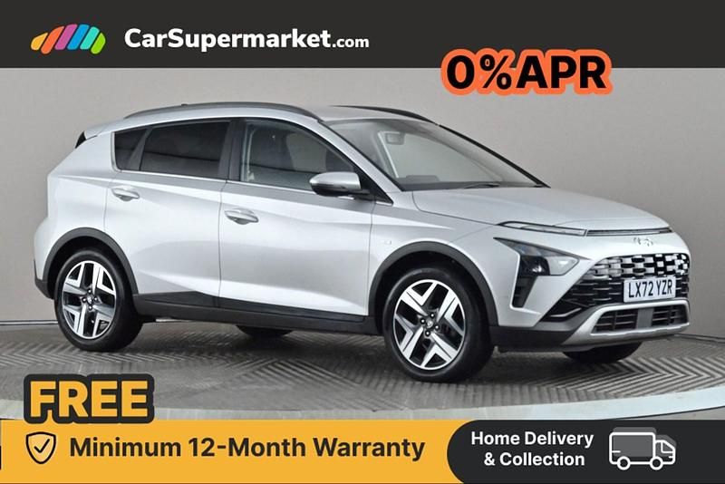 Silver Used 2022 Hyundai Bayon Premium SUV | £18,697 - Image 1/4