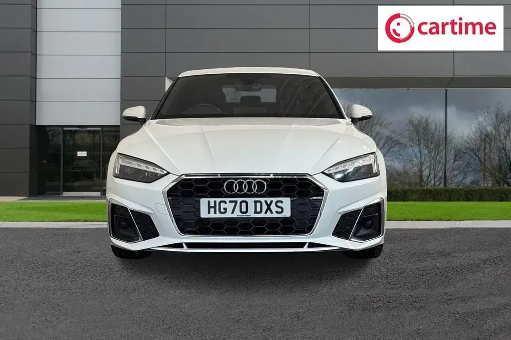 Used Audi A5 Sportback S-Line 163 HP (119 kW) 2020 White Hatchback