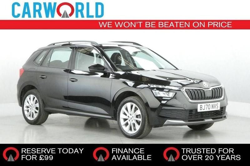 Black Used 2021 Skoda Kamiq SE SUV | £10,399 (Fair price) - Image 1/3