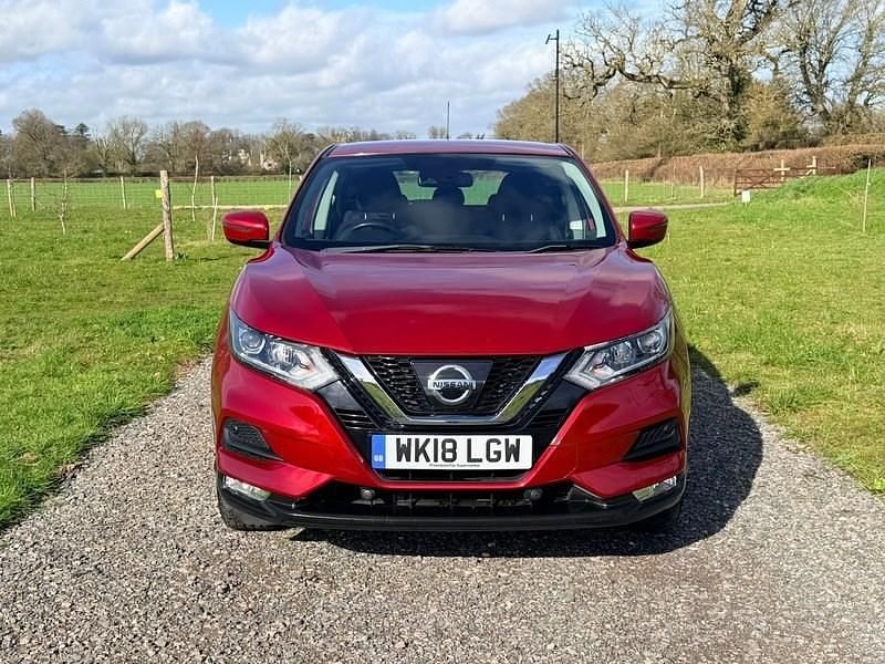 Used Nissan Qashqai Acenta 110 HP (80 kW) 2018 Red SUV