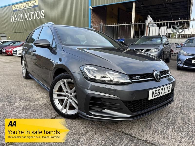 Grey Used 2017 VW Golf VII GTD Estate | £11,295 (Good price) - Image 1/4
