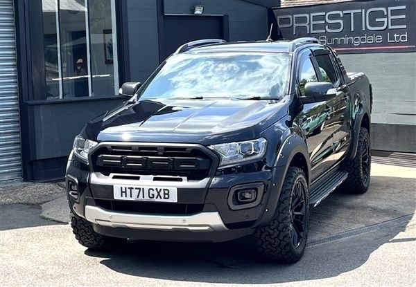 Agate black metallic with wildtrak 1 2 leather Used 2021 Ford Ranger Wildtrack Pickup | £22,950 (A bit pricey) - Image 1/1