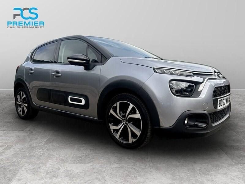 Grey Used 2022 Citroën C3 PureTech Hatchback | £9,495 (Fair price) - Image 1/3