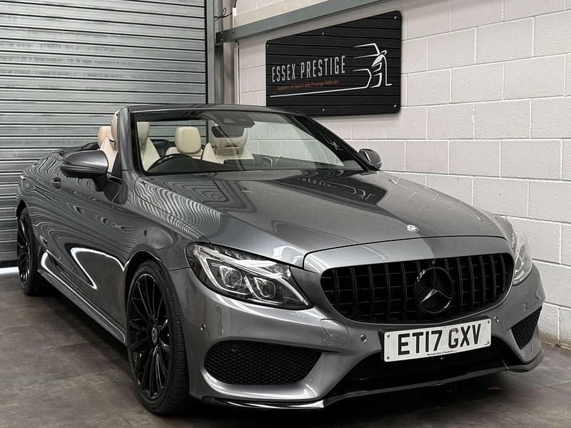 Grey Used 2017 Mercedes C220 AMG Line Premium Plus Cabriolet | £14,989 (Fair price) - Image 1/4
