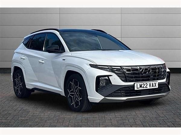 Serenity white Used 2022 Hyundai Tucson N Line SUV | £19,995 (Fair price) - Image 1/2