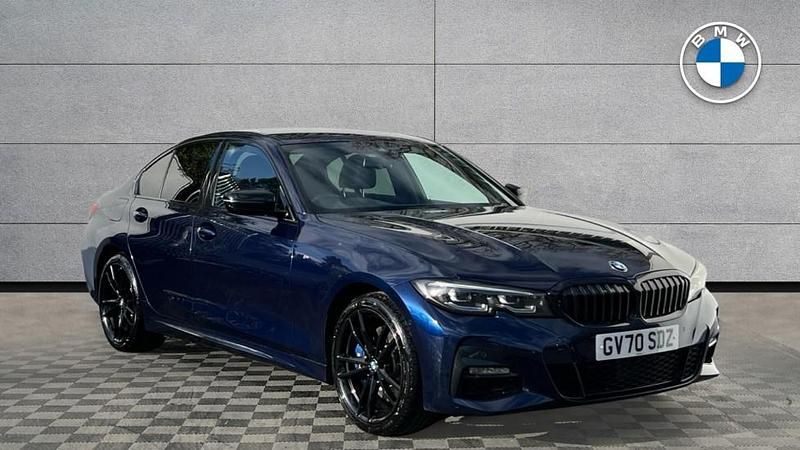 Used BMW 330e M Sport 292 HP (214 kW) 2021 Blue Sedan