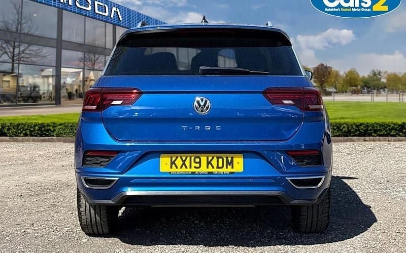 Usado VW T-Roc R-line 150 HP (110 kW) 2019 Azul SUV