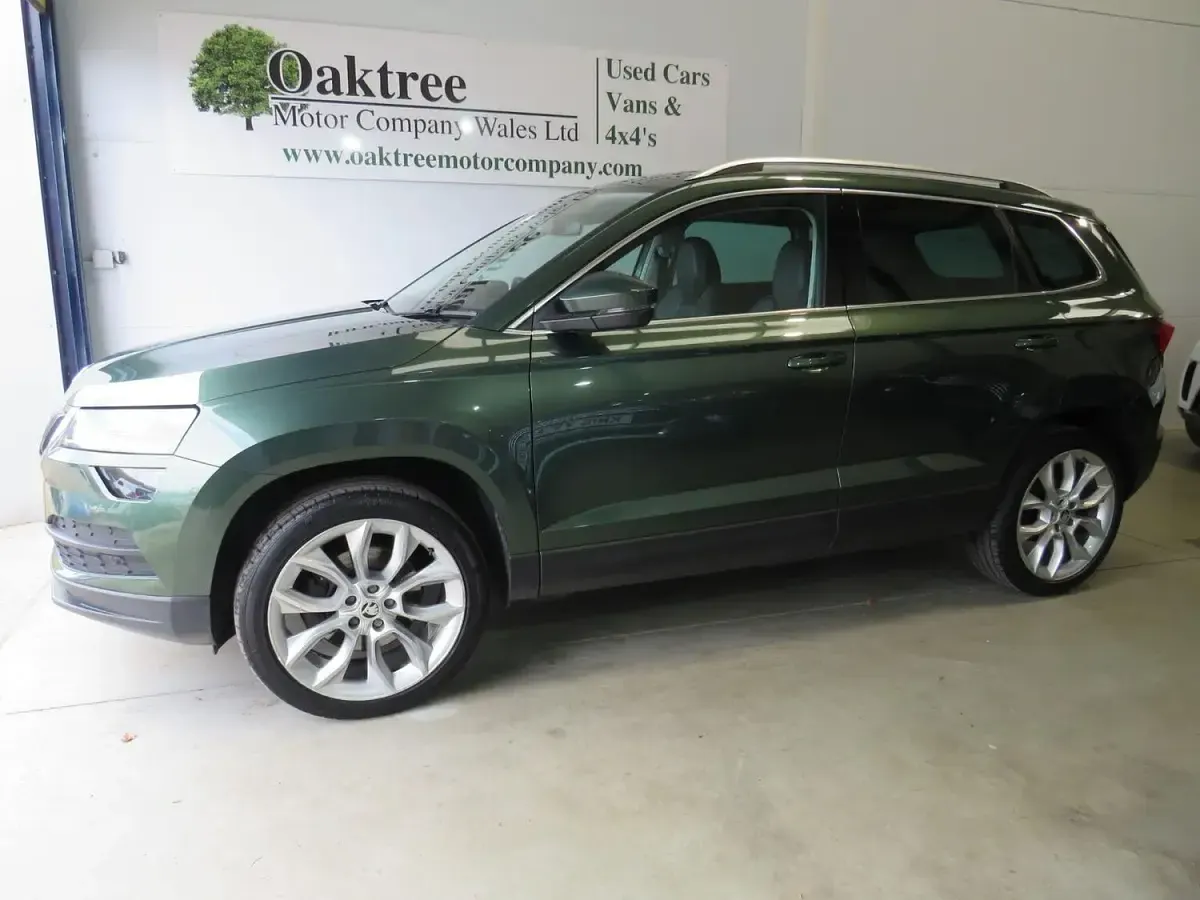 Used Skoda Karoq 150 HP (110 kW) 2018 Green SUV