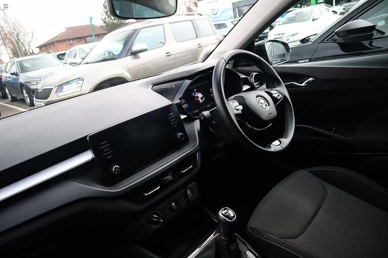 Used Skoda Fabia Colour Edition 70 HP (51 kW) 2023 Graphite grey metallic body / black magic pearl effect roof Hatchback