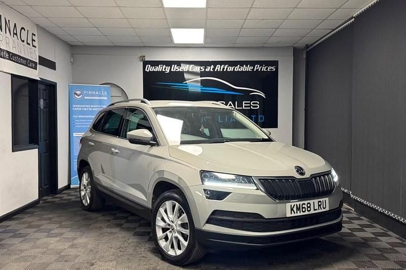 Used Skoda Karoq SE L 116 HP (85 kW) 2018 Grey SUV