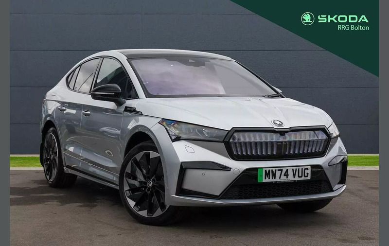 Silver Used 2024 Skoda Enyaq iV SportlinePlus SUV | £36,995 - Image 1/4