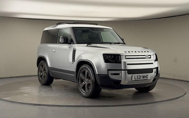 Hakuba silver Used 2021 Land Rover Defender First Edition SUV | £43,500 (Super price) - Image 1/4