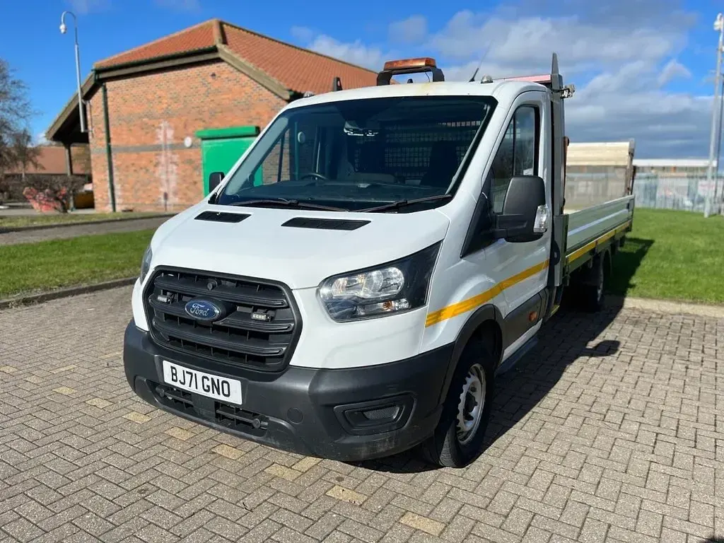 Used Ford Transit S 130 HP (95 kW) 2021 White Cabriolet