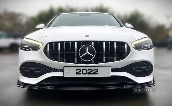 Used Mercedes C220 2022 White Estate