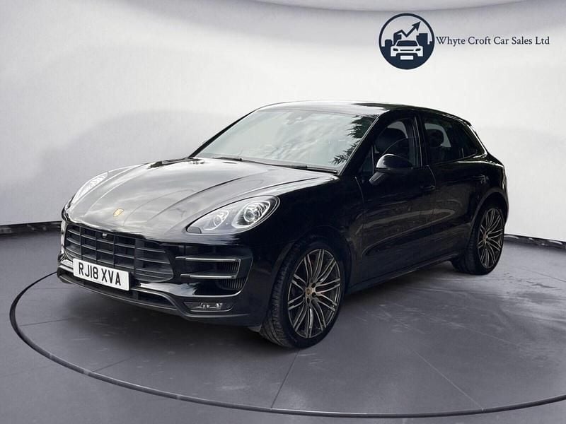 Used Porsche Macan Turbo Performance Package 2018 Black SUV