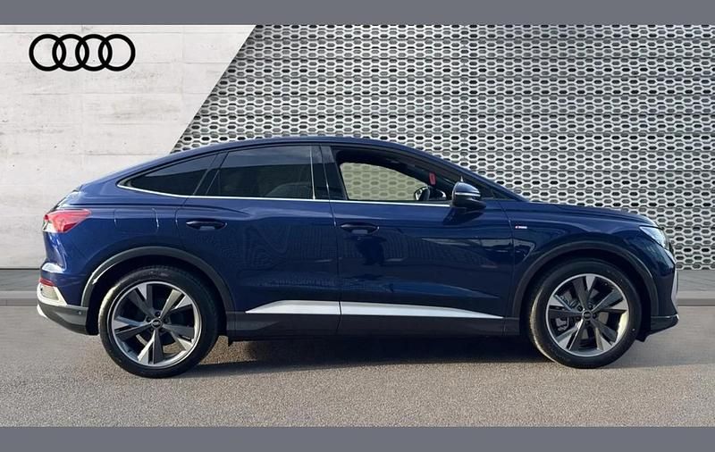 Used Audi Q4 Sportback e-tron S-Line 210 kW (286 HP) 2025 Blue SUV
