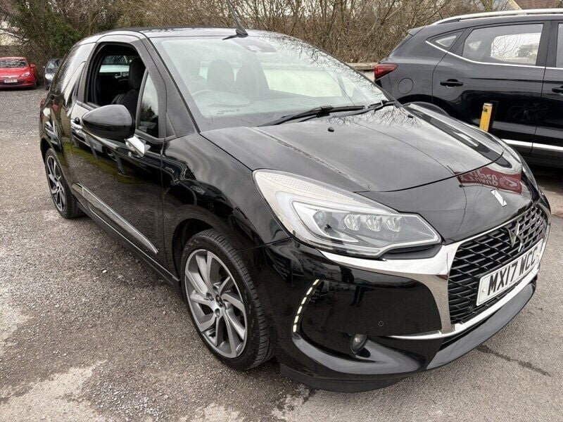 Black Used 2017 DS Automobiles DS3 Cabriolet Prestige Cabriolet | £4,995 (Expensive) - Image 1/4