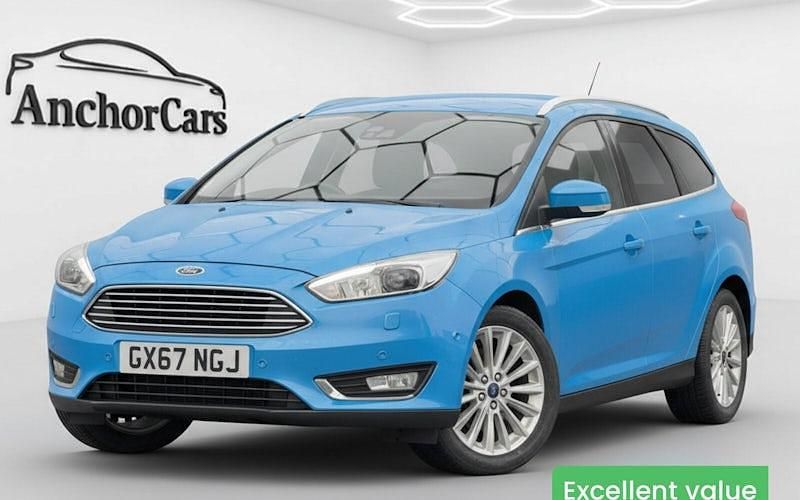 Used Ford Focus Titanium X 182 HP (133 kW) 2017 Blue Estate