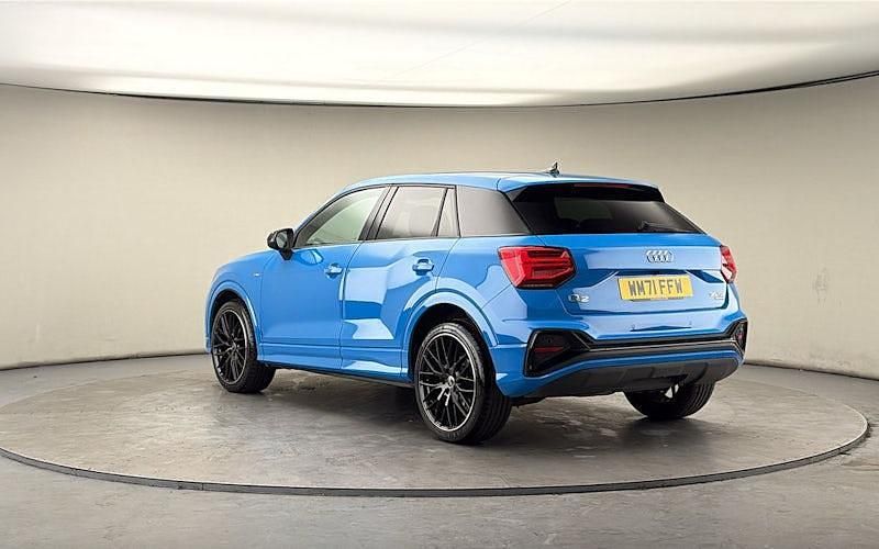 Used Audi Q2 Black Edition 150 HP (110 kW) 2021 Turbo blue SUV