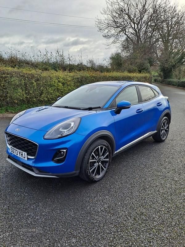Used Ford Puma Titanium 2023 Blue Hatchback
