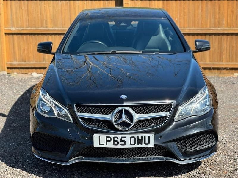 Used Mercedes E220 AMG line 2015 Black Coupe