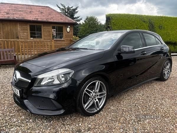 Black Used 2018 Mercedes A180 AMG line Hatchback | £12,500 (A bit pricey) - Image 1/4