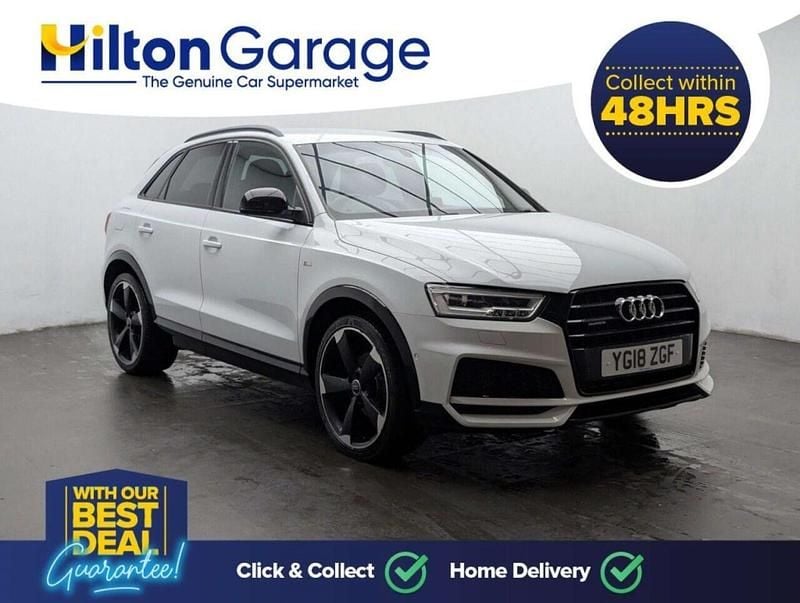 Used Audi Q3 Black Edition 180 HP (132 kW) 2018 White SUV