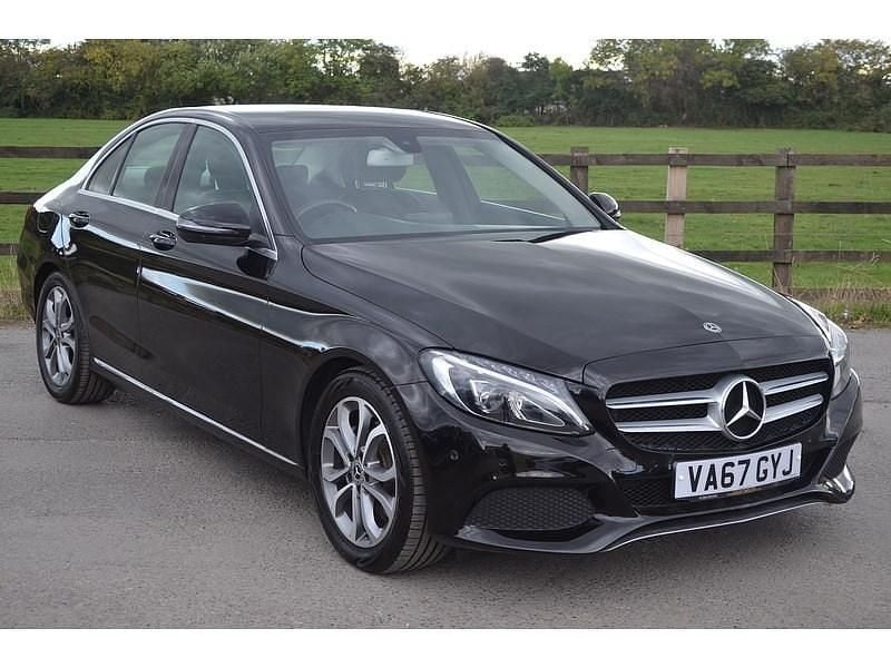 Black Used 2018 Mercedes C220 Sedan | £11,989 (Super price) - Image 1/3