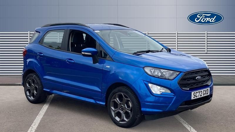 Blue Used 2022 Ford Ecosport ST-Line SUV | £13,994 (Fair price) - Image 1/4
