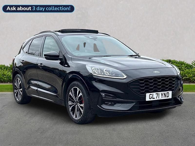 Black Used 2022 Ford Kuga ST-Line X SUV | £18,741 (Fair price) - Image 1/4