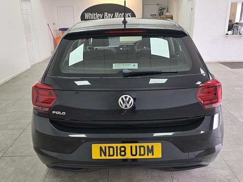 Used VW Polo SE 95 HP (69 kW) 2018 Black Hatchback