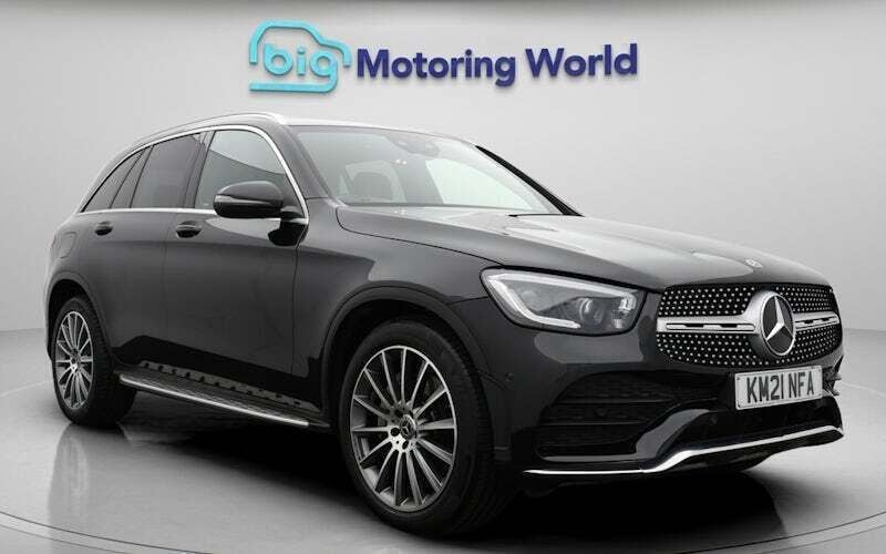 Black Used 2021 Mercedes GLC220 AMG line Estate | £26,100 (Fair price) - Image 1/4