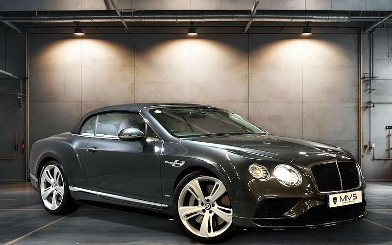 Used Bentley Continental GT Convertible Mulliner 529 HP (389 kW) 2017 Grey Cabriolet