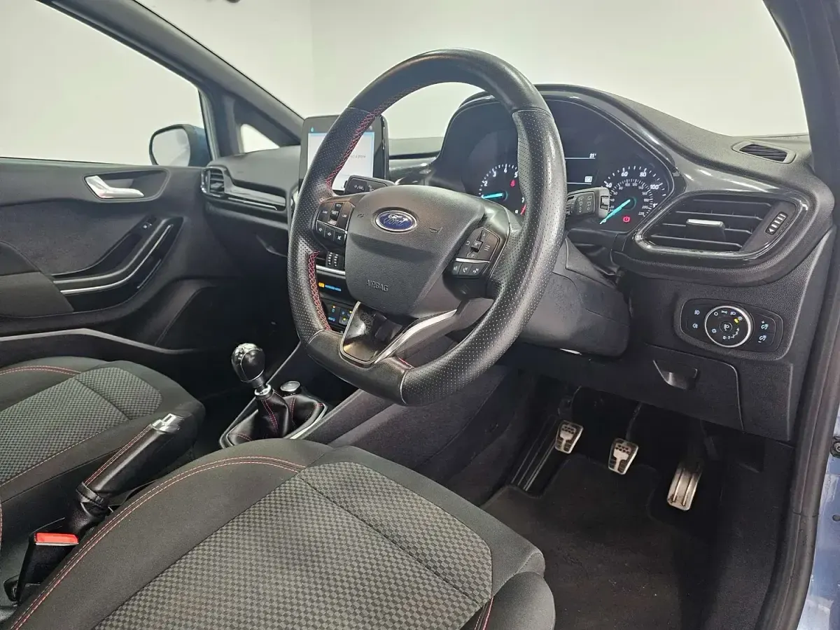 Used Ford Fiesta ST-Line 100 HP (73 kW) 2020 Blue Hatchback
