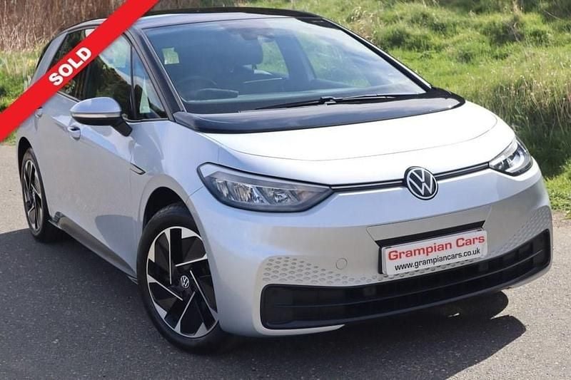 Silver Used 2021 VW ID.3 Pure Hatchback | £14,995 (Fair price) - Image 1/4