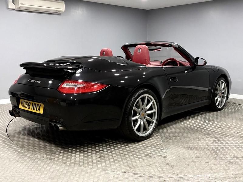 Used Porsche 911 Carrera Cabriolet 345 HP (253 kW) 2008 Black Cabriolet