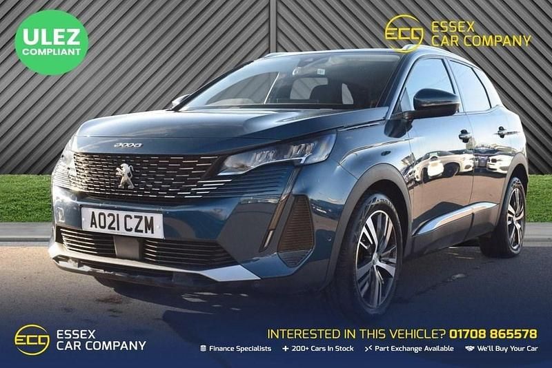 Used Peugeot 3008 Allure Premium 130 HP (95 kW) 2021 Blue SUV