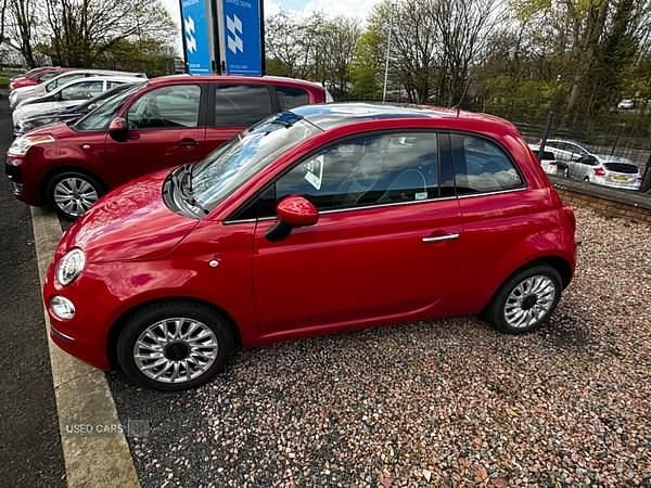 Used Fiat 500 Lounge 69 HP (50 kW) 2016 Red Hatchback
