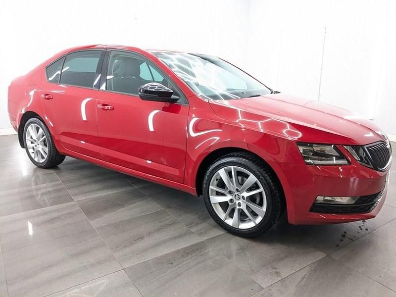 Used Skoda Octavia SE L 150 HP (110 kW) 2019 Red Hatchback