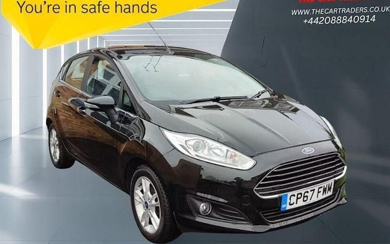 Black Used 2017 Ford Fiesta Zetec Hatchback | £10,088 (Fair price) - Image 1/3